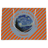 ヴァンゴッホズザスタリーナイトパーティーアイテムコレクション ラージペーパーバッグ (正面)