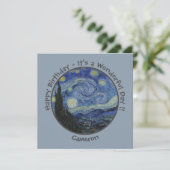 ヴァンゴッホズザスタリーナイトパーティーアイテムコレクション 招待状 (スタンド正面)