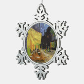 ヴァンゴッホズナイトカフェ スノーフレークピューターオーナメント (右)