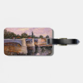 ヴァンゴッホセーヌ川ポンデルグランデジュエット ラゲッジタグ (裏面横)