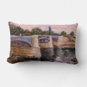 ヴァンゴッホセーヌ川ポンデルグランデジュエット ランバークッション (正面)