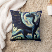 ヴァンゴッホドラゴンナイトとデイ クッション (ブランケット)