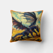 ヴァンゴッホドラゴンナイトとデイ クッション (裏面)