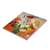 ヴァンゴッホバラとアネモネス タイル (側面)