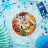 ヴァンゴッホバラとアネモネス ペーパープレート (パーティー)