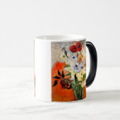 ヴァンゴッホバラとアネモネス モーフィングマグカップ (正面右)