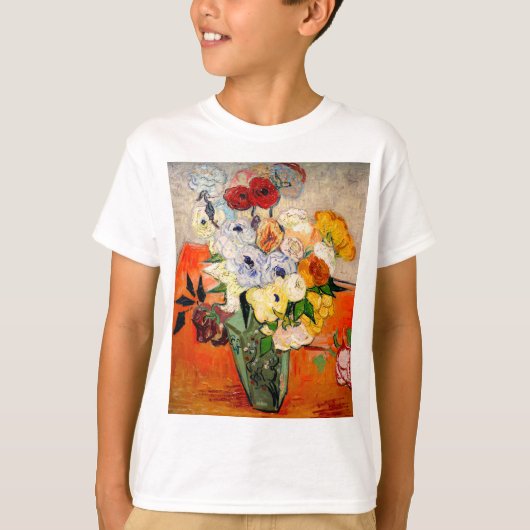 ヴァンゴッホバラとアネモネス Tシャツ (正面)