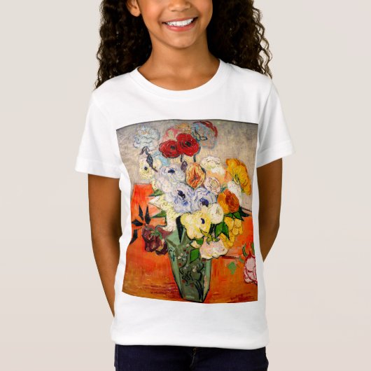ヴァンゴッホバラとアネモネス Tシャツ (正面)