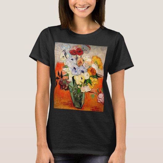ヴァンゴッホバラとアネモネス Tシャツ (正面)