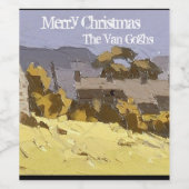 ヴァンゴッホパーソナライズされたワインラベル ワインラベル (シングルラベル)