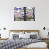 ヴァンゴッホビューアルレスフラワーガーデン キャンバスプリント (インサイチュ (寝室))