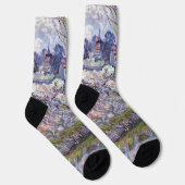 ヴァンゴッホビューアルレスフラワーガーデン ソックス (右)