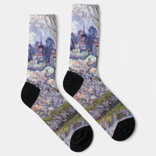 ヴァンゴッホビューアルレスフラワーガーデン ソックス (右)