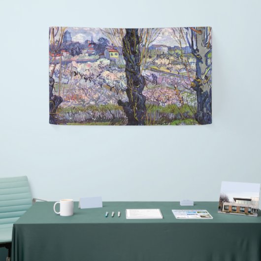 ヴァンゴッホビューアルレスフラワーガーデン 横断幕 (トレードショー)