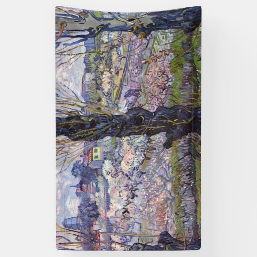 ヴァンゴッホビューアルレスフラワーガーデン 横断幕 (縦)