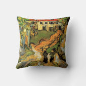 ヴァンゴッホビレッジ通り&ステップオーバーズ姿 クッション (裏面)