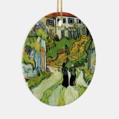 ヴァンゴッホビレッジ通り&ステップオーバーズ姿 セラミックオーナメント (右)