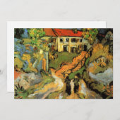 ヴァンゴッホビレッジ通り&ステップオーバーズ姿 招待状 (正面/裏面)