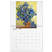 ヴァンゴッホフローラ素晴らしアート カレンダー (2月 2027)