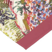 ヴァンゴッホフローリングガーデンアットアルレスフローラファインアート ショートテーブルランナー (コーナー)