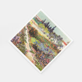 ヴァンゴッホフローリングガーデンアットアルレスフローラファインアート スタンダードランチョンナプキン (角)