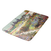 ヴァンゴッホフローリングガーデンアットアルレスフローラファインアート バスマット (アングル)
