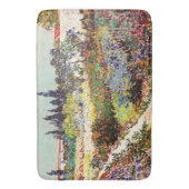 ヴァンゴッホフローリングガーデンアットアルレスフローラファインアート バスマット (正面縦)