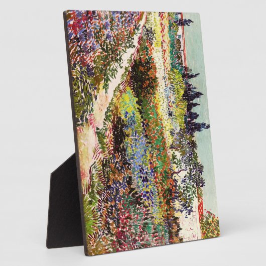 ヴァンゴッホフローリングガーデンアットアルレスフローラファインアート フォトプラーク (側面)