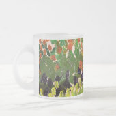 ヴァンゴッホフローリングガーデンアットアルレスフローラファインアート フロストグラスマグカップ (左)