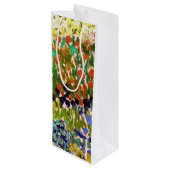 ヴァンゴッホフローリングガーデンアットアルレスフローラファインアート ワインギフトバッグ (裏面アングル)