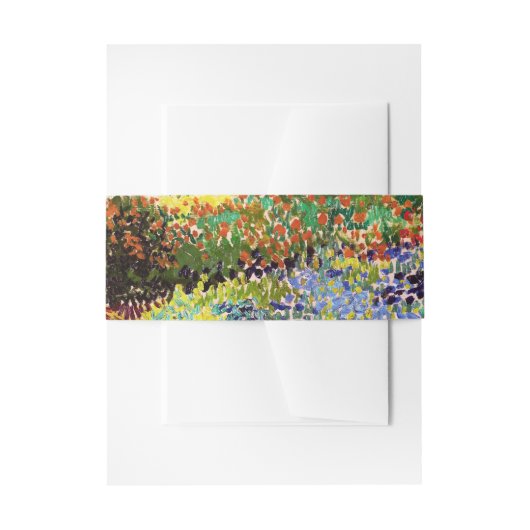 ヴァンゴッホフローリングガーデンアットアルレスフローラファインアート 招待状ベリーバンド (正面例)