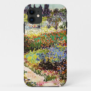 ヴァンゴッホフローリングガーデンアットアルレスフローラファインアート iPhone 11 ケース