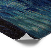 ヴァンゴッホポストマンポートレート絵画ズオールドアンティークアート ポスター (角)