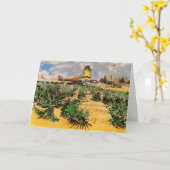 ヴァンゴッホミルオブアルフォンスドーデットアットフォンテビエル カード (黄色い花)