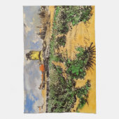 ヴァンゴッホミルオブアルフォンスドーデットアットフォンテビエル キッチンタオル (縦)