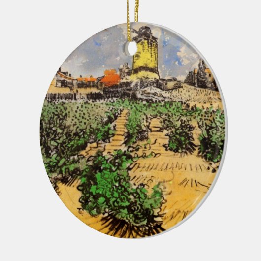 ヴァンゴッホミルオブアルフォンスドーデットアットフォンテビエル セラミックオーナメント (左)