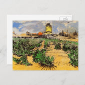ヴァンゴッホミルオブアルフォンスドーデットアットフォンテビエル ポストカード (正面/裏面)