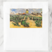 ヴァンゴッホミルオブアルフォンスドーデットアットフォンテビエル 長方形シール (バッグ)