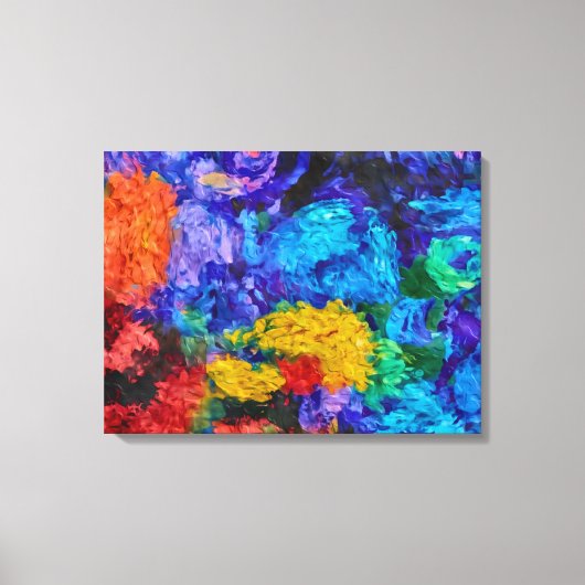 ヴァンゴッホモネスタイル絵画キャンバスウォールアート キャンバスプリント (正面)