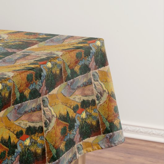 ヴァンゴッホランドスケープwithハウス&ポーローマン テーブルクロス (インサイチュ)