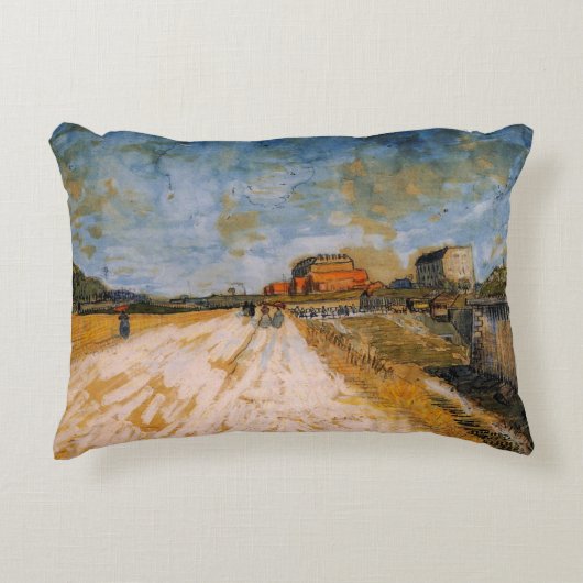 ヴァンゴッホロードランニングズバイザパリランパート アクセントクッション (正面)
