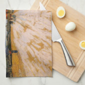 ヴァンゴッホロードランニングズバイザパリランパート キッチンタオル (四つ折り)