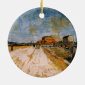 ヴァンゴッホロードランニングズバイザパリランパート セラミックオーナメント (裏面)