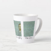 ヴァンゴッホヴァンゴーギングヴァンゴーゴー最高傑作ユーモア カフェラテマグ (右アングル)