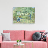 ヴァンゴッホヴィンテージミレーの後の最初のステップ キャンバスプリント (インサイチュ (リビング))