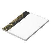 ヴァンゴッホ喫煙スケルトン ノートパッド (回転)