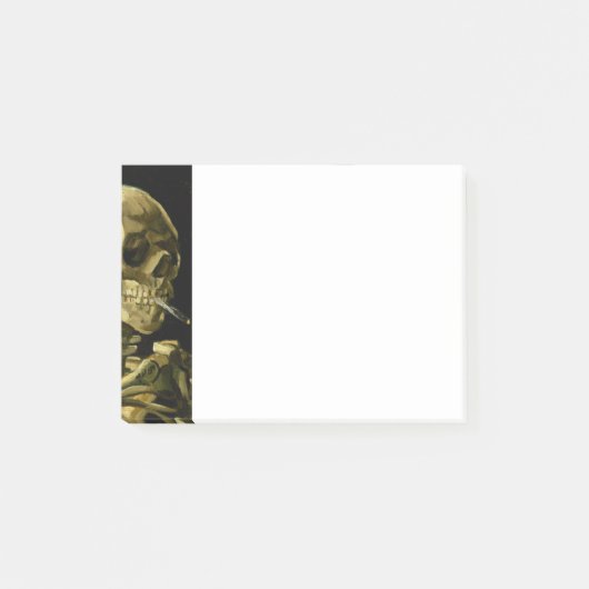 ヴァンゴッホ喫煙スケルトン ポストイット (正面)