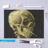 ヴァンゴッホ喫煙スケルトン 薄葉紙 (クラフト)