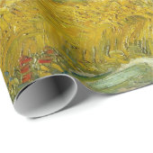 ヴァンゴッホ小麦畑絵画サイプレス ラッピングペーパー (ロールコーナー)