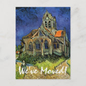 ヴァンゴッホ教会のオーヴェースでの住所の変更 案内ポストカード (正面)